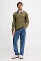 Gant longsleeve bawełniany 2004082 zielony AW25