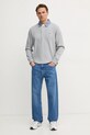 Gant longsleeve bawełniany 2004082 szary AW25
