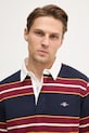 Gant longsleeve din bumbac bleumarin 2044007