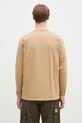 Одежда Хлопковый лонгслив Carhartt WIP Longsleeve Chase I026392.2N1XX бежевый