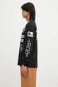 Памучна блуза с дълги ръкави Billionaire Boys Club Multi Print Longsleeve B24456 черен SS25