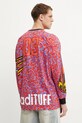 Îmbrăcăminte adidas Originals longsleeve din bumbac GRAPHIC LS TEE JX1702 violet