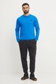 The North Face longsleeve din bumbac Redbox NF0A87NN16Y1 violet SS25