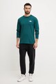 The North Face longsleeve Simple Dome NF0A87QN6GI1 verde SS25
