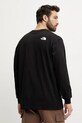 Îmbrăcăminte The North Face longsleeve din bumbac TNF X NSE NF0A8C3ZJK31 negru