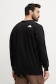 Îmbrăcăminte The North Face longsleeve din bumbac TNF X NSE NF0A8C3ZJK31 negru