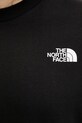 The North Face longsleeve din bumbac TNF X NSE NF0A8C3ZJK31 negru