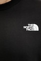 The North Face longsleeve din bumbac TNF X NSE NF0A8C3ZJK31 negru