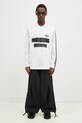 Y-3 longsleeve Graphic Longsleeve Tee JM3233 alb