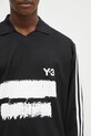 Tričko s dlhým rukávom Y-3 Graphic Logo Longsleeve Tee čierna JN4876