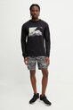 Oakley longsleeve bawełniany FOA406859 czarny SS25