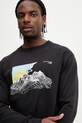 Oakley longsleeve bawełniany czarny FOA406859