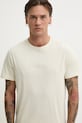 Hollister Co. tricou din bumbac bej KI323.5134.101