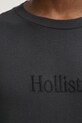 Bavlněné tričko Hollister Co. KI323.5134.901 šedá