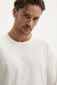 Памучна блуза с дълги ръкави Hollister Co. бежов KI324.5127.100