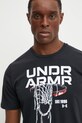 Under Armour tricou de antrenament 60/40s Hoops Net negru 1390188
