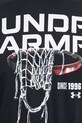 Under Armour tricou de antrenament 60/40s Hoops Net 1390188 negru