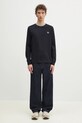 Fred Perry longsleeve bawełniany M9602.795 granatowy