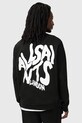 AllSaints felpa in cotone ORLANDO senza nero M056NB
