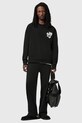 AllSaints felpa in cotone ORLANDO M056NB nero