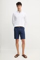 Hackett London longsleeve bawełniany HM551004 biały SS25