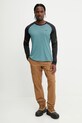 Dynafit longsleeve sportowy Alpine Pro 08.0000071156 turkusowy SS25