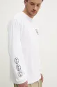 Vans longsleeve bawełniany biały VN000M41WHT1