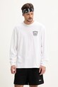 Дрехи Памучна блуза с дълги ръкави Dickies DK0A4Z930WH1 бял