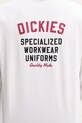 Памучна блуза с дълги ръкави Dickies DK0A4Z930WH1 бял