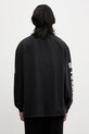 Odzież RHUDE longsleeve bawełniany Petrol Patch RHSS25TT15012 czarny