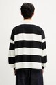 Odzież RHUDE longsleeve bawełniany Striped Pique RHSS25PO03012 beżowy