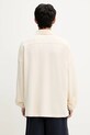 Odzież RHUDE longsleeve bawełniany Fc Como Pique RHSS25PO05012 beżowy