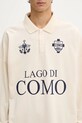 RHUDE longsleeve bawełniany Fc Como Pique beżowy RHSS25PO05012