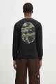 Odzież A Bathing Ape longsleeve bawełniany 1St Camo Big Ape Head 1K80111018 czarny