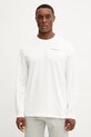 Peak Performance longsleeve din bumbac print alb G80329