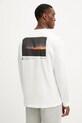 Îmbrăcăminte Peak Performance longsleeve din bumbac G80329 alb