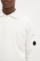 C.P. Company maglione in cotone beige 18CMKN070A005687G