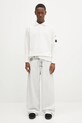 C.P. Company maglione in cotone 18CMKN070A005687G beige