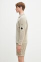C.P. Company sweter bawełniany 18CMKN070A005687G beżowy SS25