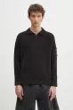 C.P. Company cotton jumper cotton black 18CMKN070A005687G