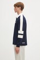 Lacoste longsleeve bawełniany KH9695 granatowy SS25
