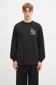 Odzież No Problemo longsleeve bawełniany No Vision LS Tee NP6002303 czarny