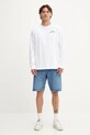 Karl Kani longsleeve din bumbac PD00005329 alb SS25