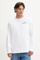 Odzież Karl Kani longsleeve bawełniany PD00005329 biały