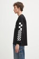 NEIGHBORHOOD longsleeve bawełniany NH . Tee LS-5 242PCNH.LT05 czarny SS25