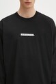 Хлопковый лонгслив NEIGHBORHOOD NH . Tee LS-3 чёрный 242PCNH.LT03