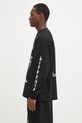 032C longsleeve bawełniany 'Armour' S25.URC.0251.050 czarny SS25
