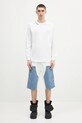 AAPE longsleeve bawełniany Now Long AAPLTM1607XXN biały