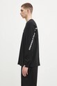 Bavlněné tričko s dlouhým rukávem AAPE Now Long AAPLTM1607XXN černá SS25