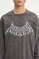 Хлопковый лонгслив NEIGHBORHOOD Nh . Tee Ls-4 серый 251PCNH.LT04